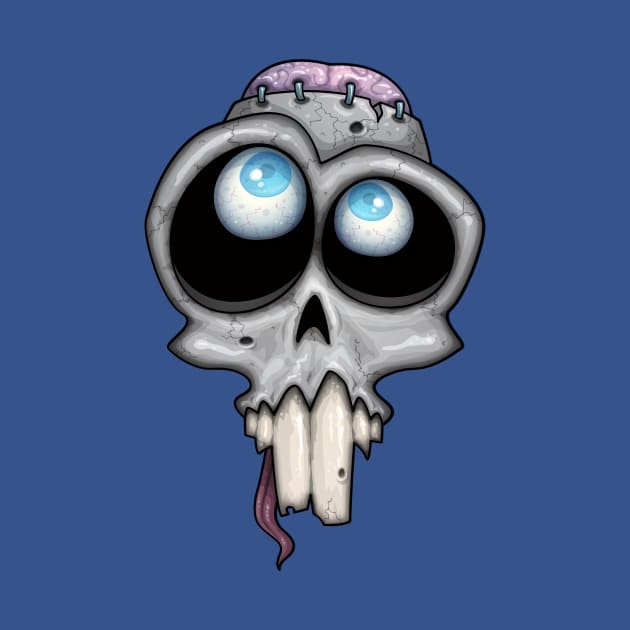 Zombie Skull by fizzgig