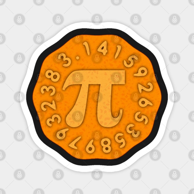 Pi Day 2019 Pie with Pi Digits Magnet by BraaiNinja