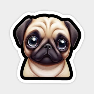 Pug Masterpiece Magnet