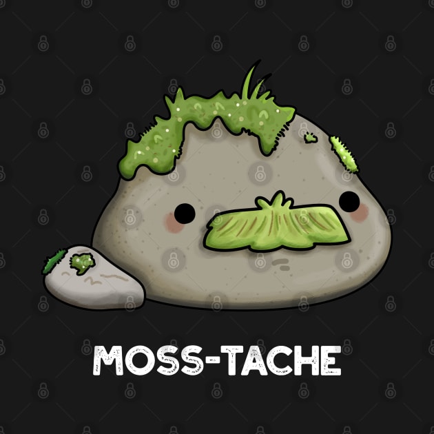 Moss-tache Funny Moustache Pun by punnybone