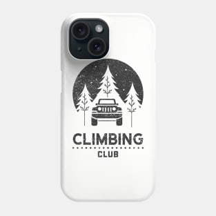 climbing club jeep Phone Case