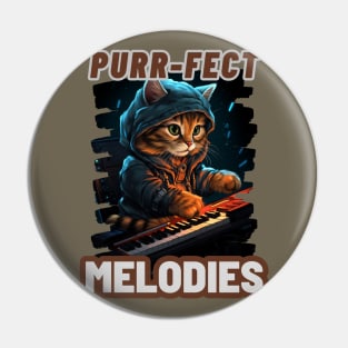 Captivating Keyboard Cat: "Purr-fect Melodies" Pin