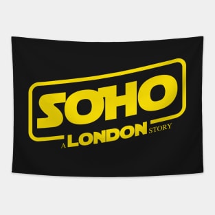 Soho, a london story Tapestry