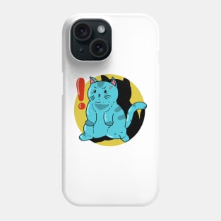 Angry Caught Cat Phone Case