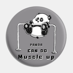 Panda can do muscle up. Pin