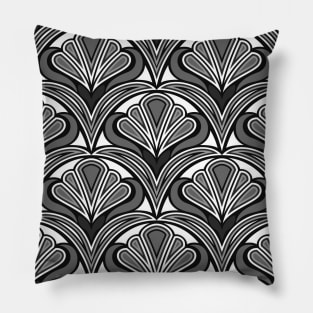 Black and White Vintage Scales Pillow