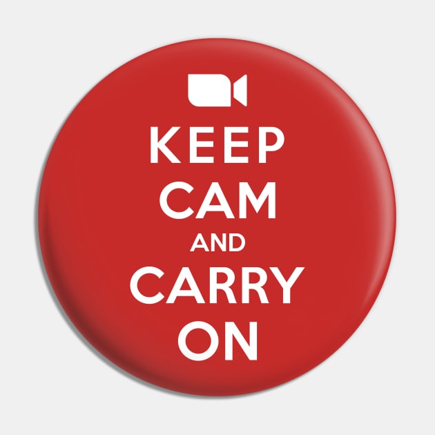 ZOOM - Keep Cam And Carry On Pin by RetroReview