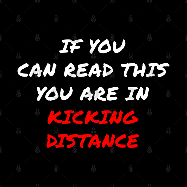 Kicking Distance Warning by SpinningKickTKD