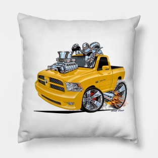 Dodge Ram Yellow Pillow