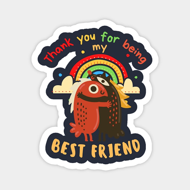 Thank you for being my Best Friend Magnet by soulfulprintss8