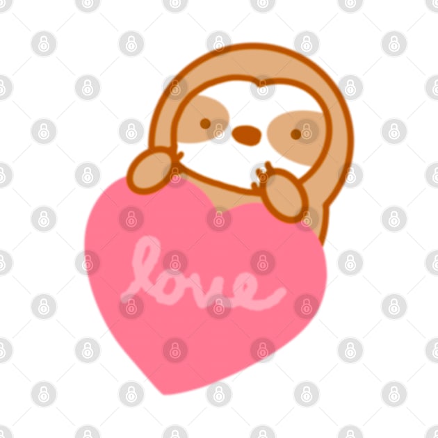 Cute Valentine’s Day Lovely Sloth by theslothinme