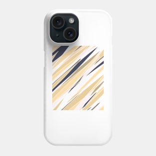 Freehand drawing of oblique scratches in scandinavian style, simple illustration in soft colors Phone Case