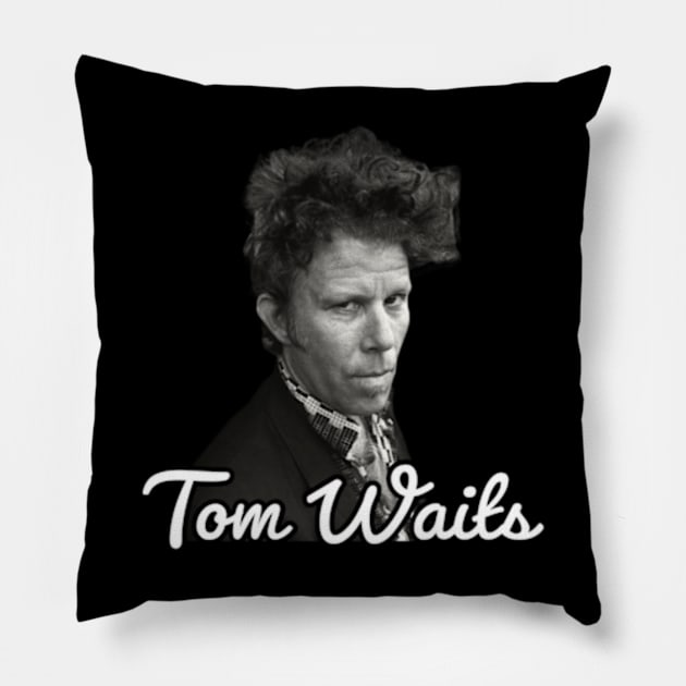 Retro Waits Pillow by Defective Cable 