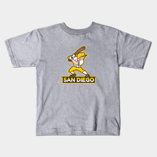 BVHstudio San Diego Baseball Kids T-Shirt