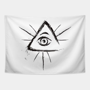 All Seeing Eye Symbol - You Decide the Meaning Tapestry