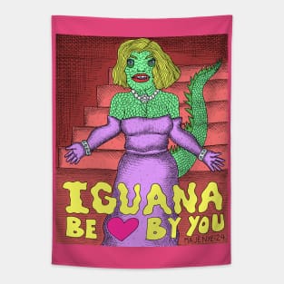 Iguana Monroe Tapestry