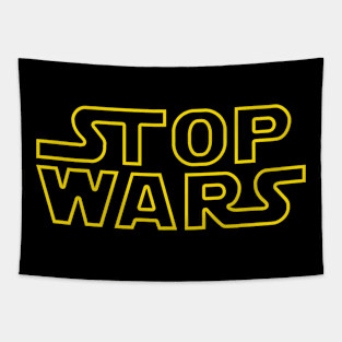 Stop Wars Tapestry