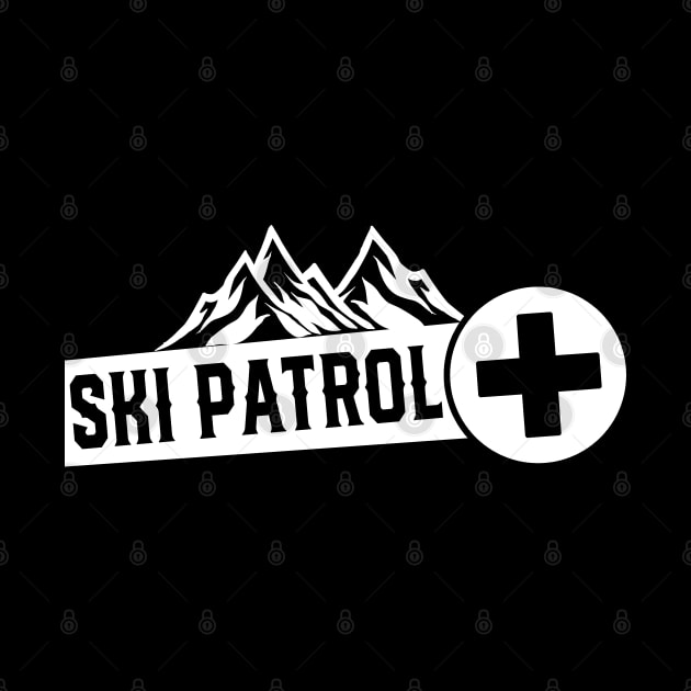 Ski Patrol Rescue Mountain Rescuer Rescuing Team by dr3shirts