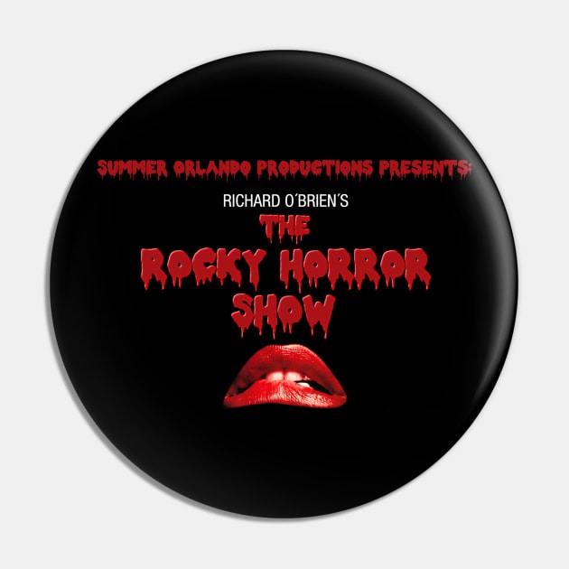 Summer Orlando Productions Rocky Horror Show Shirt Pin by Summer Orlando