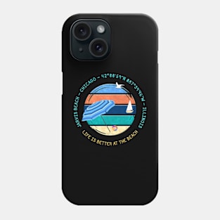 Jarvis Beach, Chicago, Illinois Phone Case