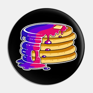 Bi Bisexual Pride Pancakes LGBT Pin