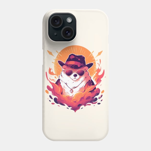 A fancy bear ready for the summer Phone Case by etherElric