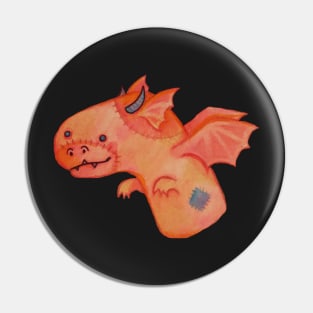 Dragon Sock Puppet Pin