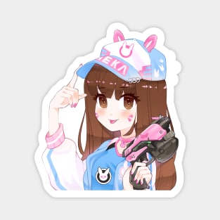 D.va is cuter than ever! Magnet