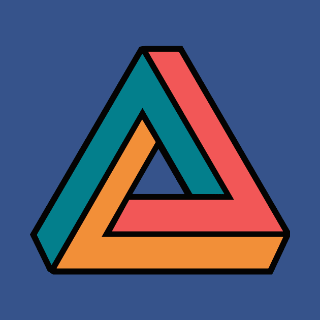 Colorful Penrose Triangle by SLAG_Creative