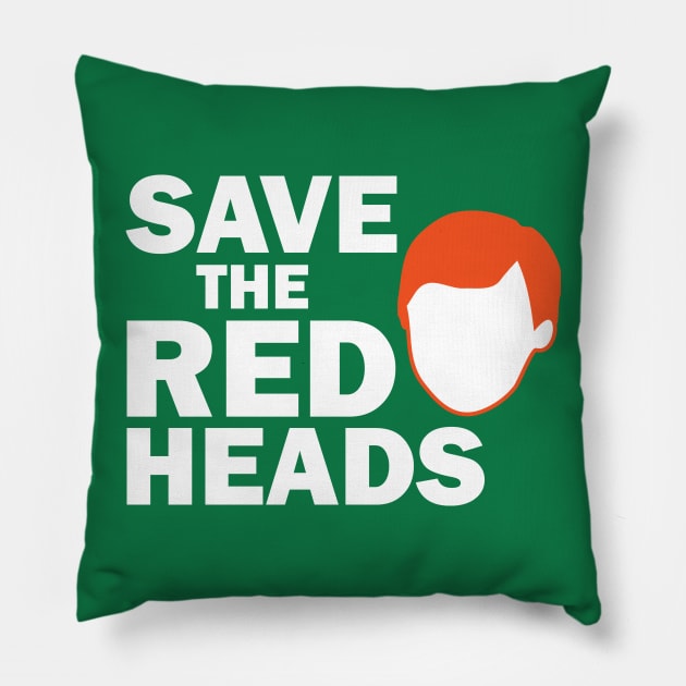 Save the Redheads Pillow by dtummine