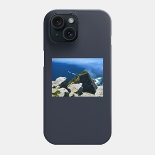 Fog over Cape Point, South Africa Phone Case