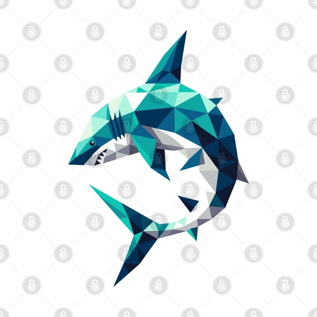 Geometric Shark 1 by inotyler