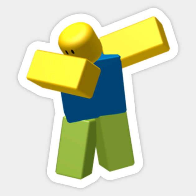 Roblox Dab Roblox Sticker Teepublic - how to make roblox decals for sale