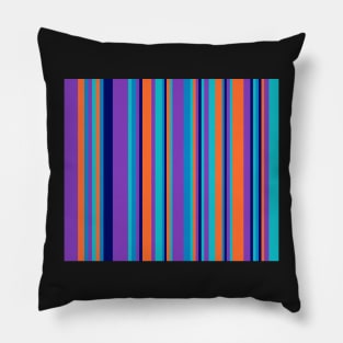 Electric Parallel Stripes Pillow