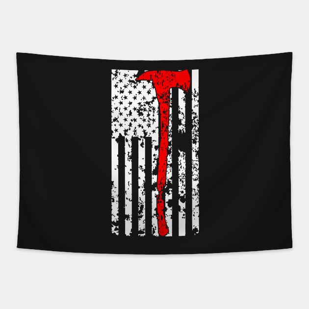 red line ax Tapestry by B0red