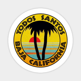 Surf Todos Santos Mexico Surfing Baja California Sur Vintage Magnet