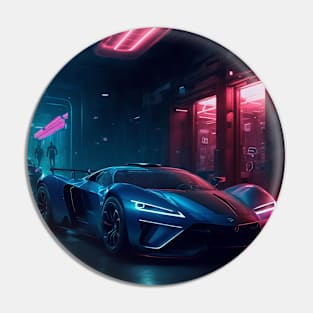 Underground Velocity Sports Car Pin