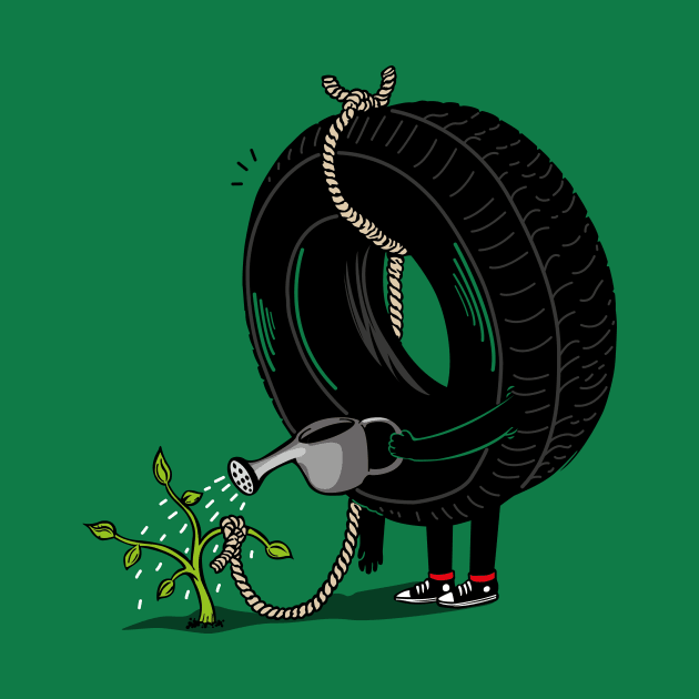 Tyre Swing from a tree by BOEC Gear