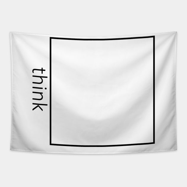 Think outside the box Tapestry by PS509