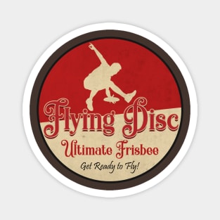 Ultimate Frisbee Vintage Magnet