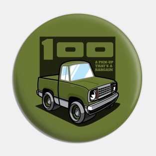 Citron Green - D-100 (1978 - White-Based) Pin