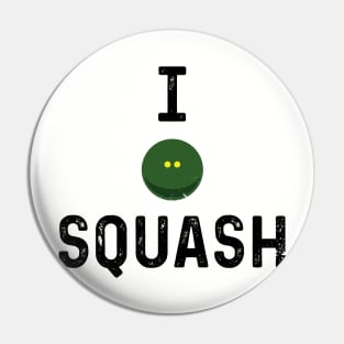 I Love Squash Pin