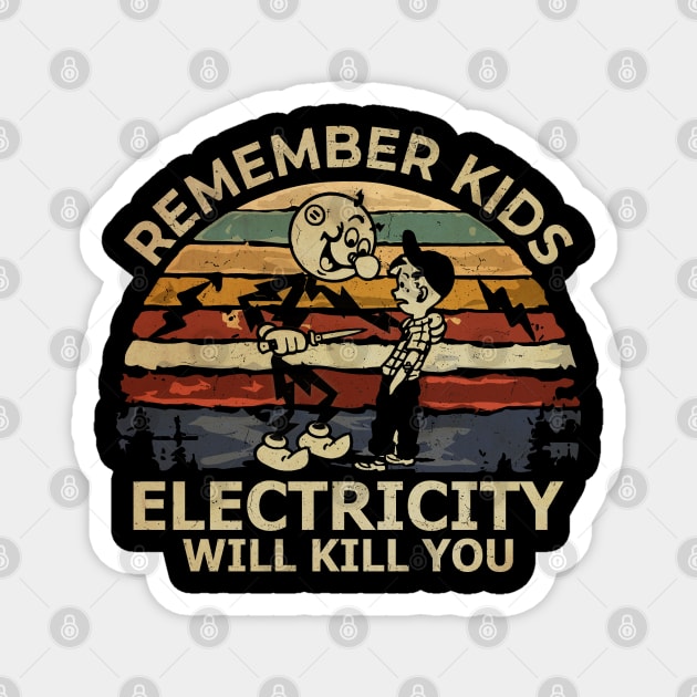 VINTAGE REMEMBER KIDS Magnet by sepatubau77