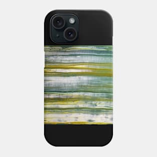 Abstract Art #19/1 - The Green Light Of Nature - Abstract Painting Phone Case