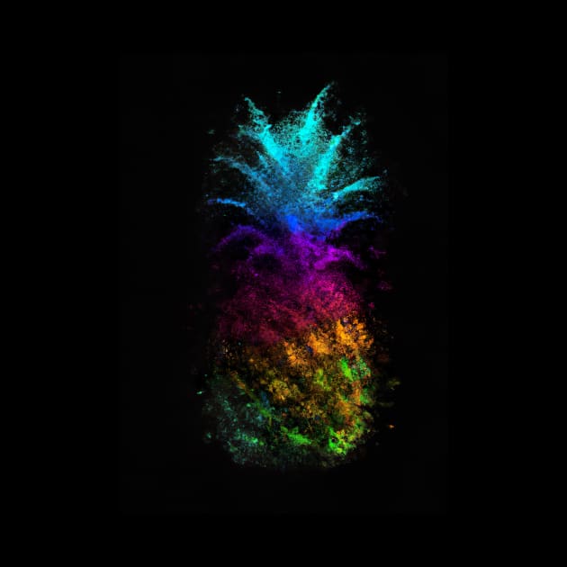 Rainbow Pineapple by maxcode