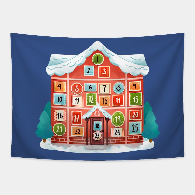 Advent Calendar Tapestry by Mako Design 