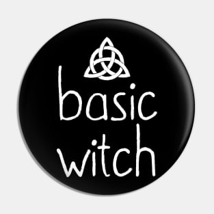 Basic Witch  - White Pin