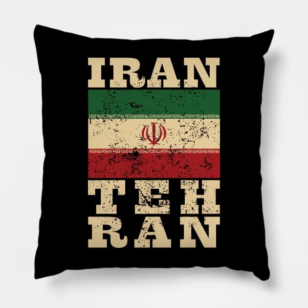 Flag of Iran Pillow by KewaleeTee