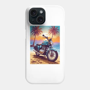 vintage motorcycle Phone Case