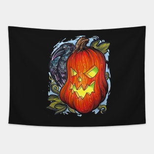 Jack O Lantern Tapestry